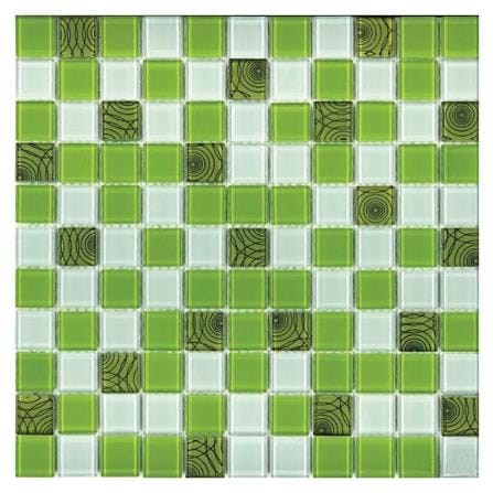 โมเสคแก้ว 30x30 ซม. DURAGRES ดิซซี่ กรีน