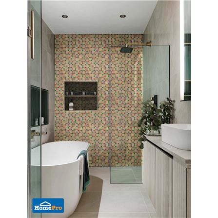 โมเสคแก้ว 30x30 ซม. DURAGRES สวีท เบจ มาเบิ้ล_2