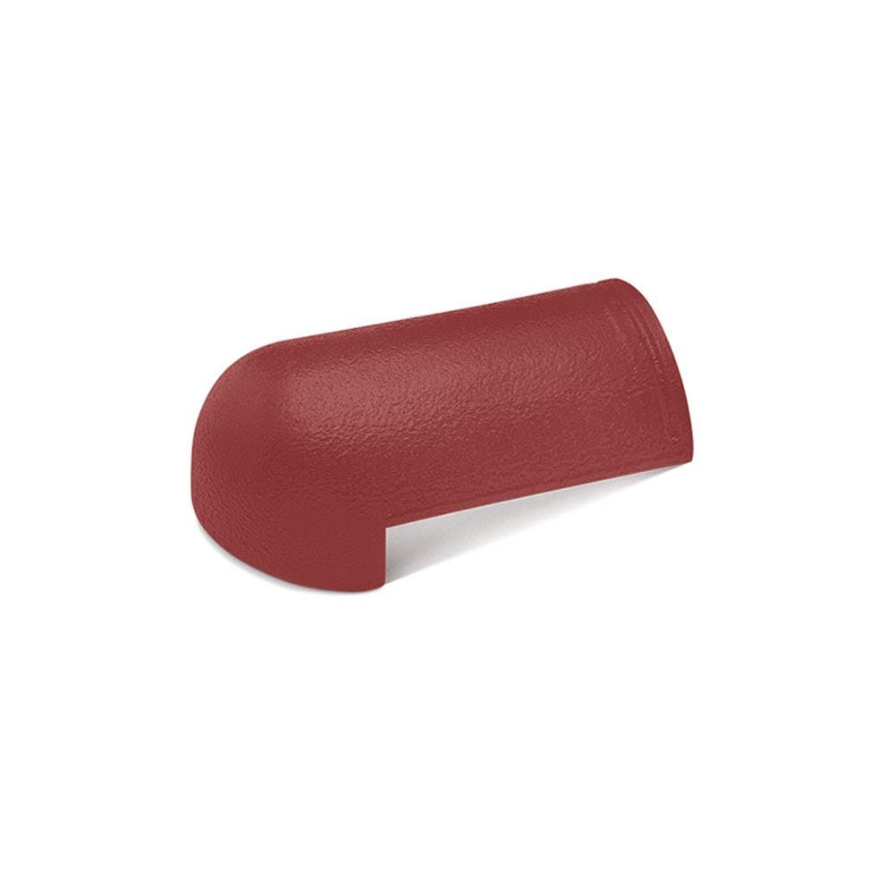 ครอบโค้งหางมน DURAONE ลอนเศรษฐี 20.7x35.7x2.4 ซม. สีแดงมหาลาภ