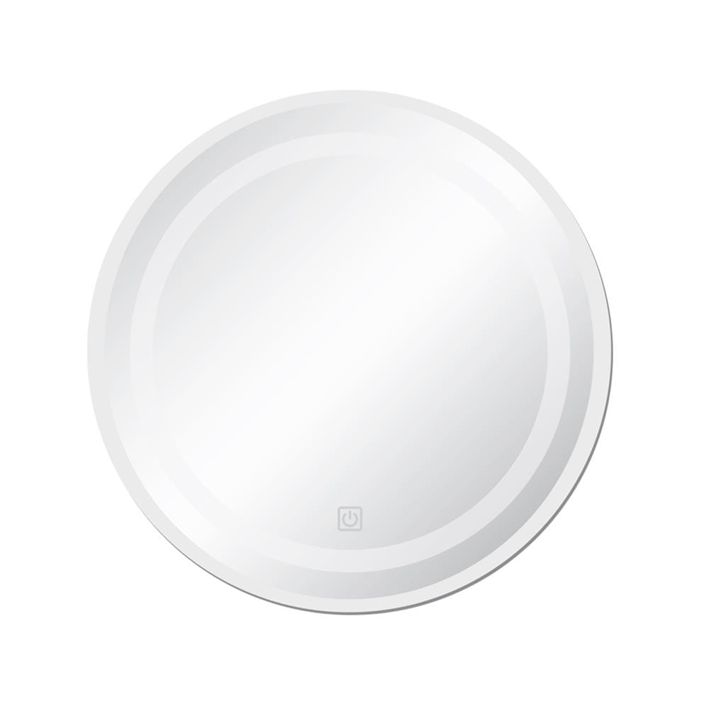 กระจกเงาตกแต่ง LED WSP MLD-6 80x80 ซม. สีเงิน