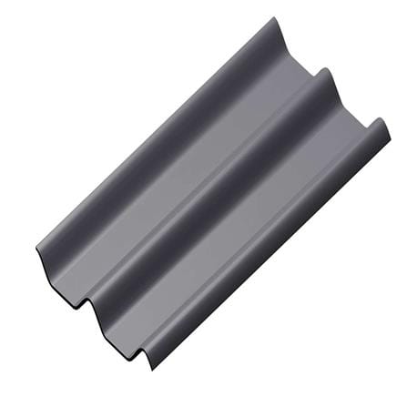 กระเบื้องหลังคา ลอนคู่ DURAONE 50x120x0.5 ซม. สีเทาหมอกเมฆา_0