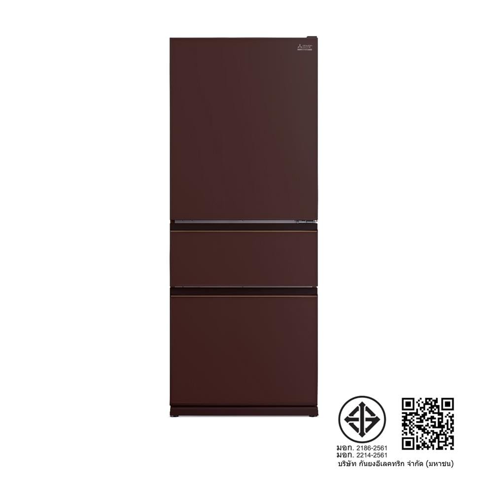 ตู้เย็น 3 ประตู MITSUBISHI MR-CGX51EY-GBR 15.9 คิว กระจกน้ำตาล