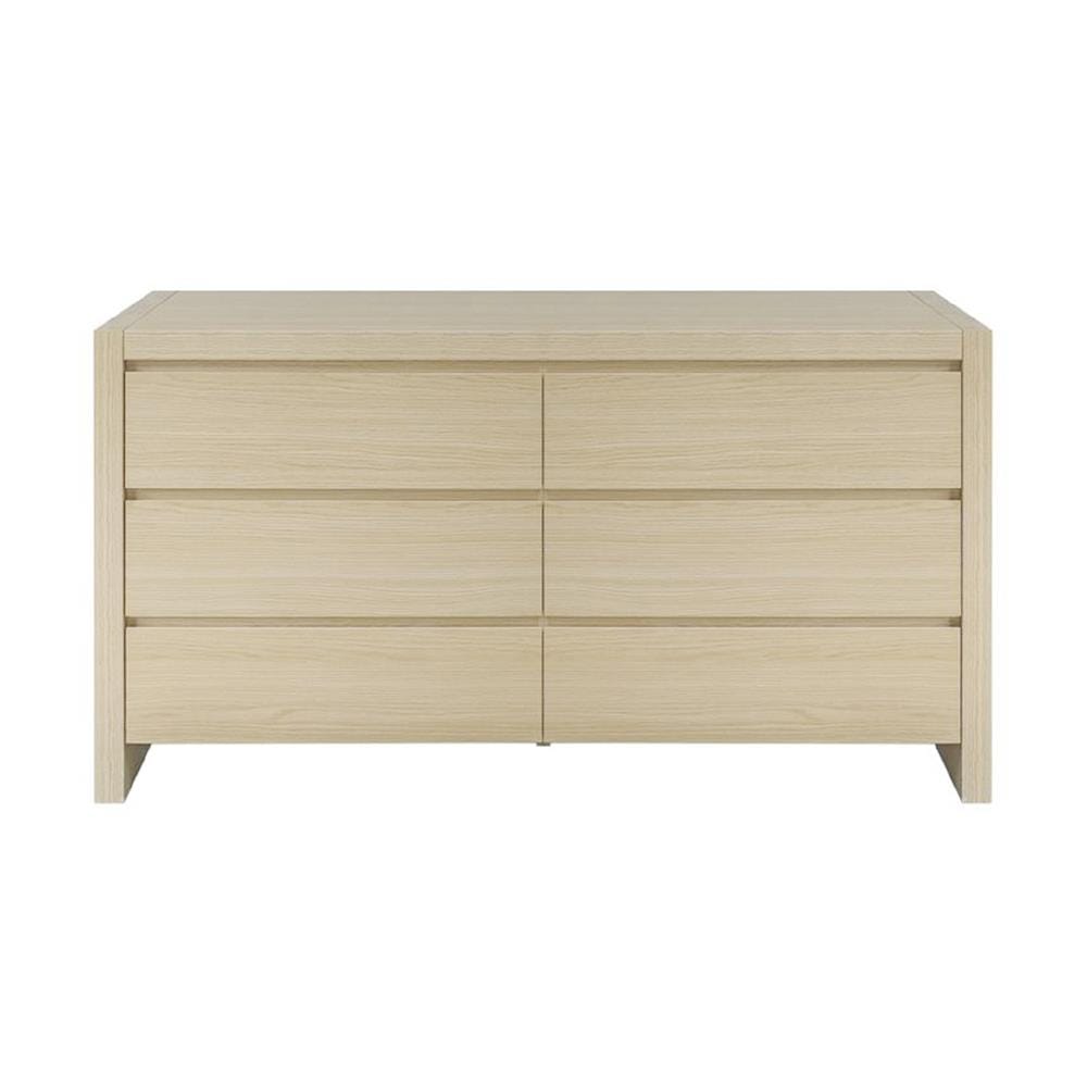 ตู้ลิ้นชัก 6 ลิ้นชัก FURDINI TUSCANI 150 ซม. สี NT OAK