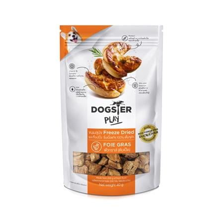 ขนมสุนัข DOGSTER PLAY สูตรตับเป็ด 40 ก._0