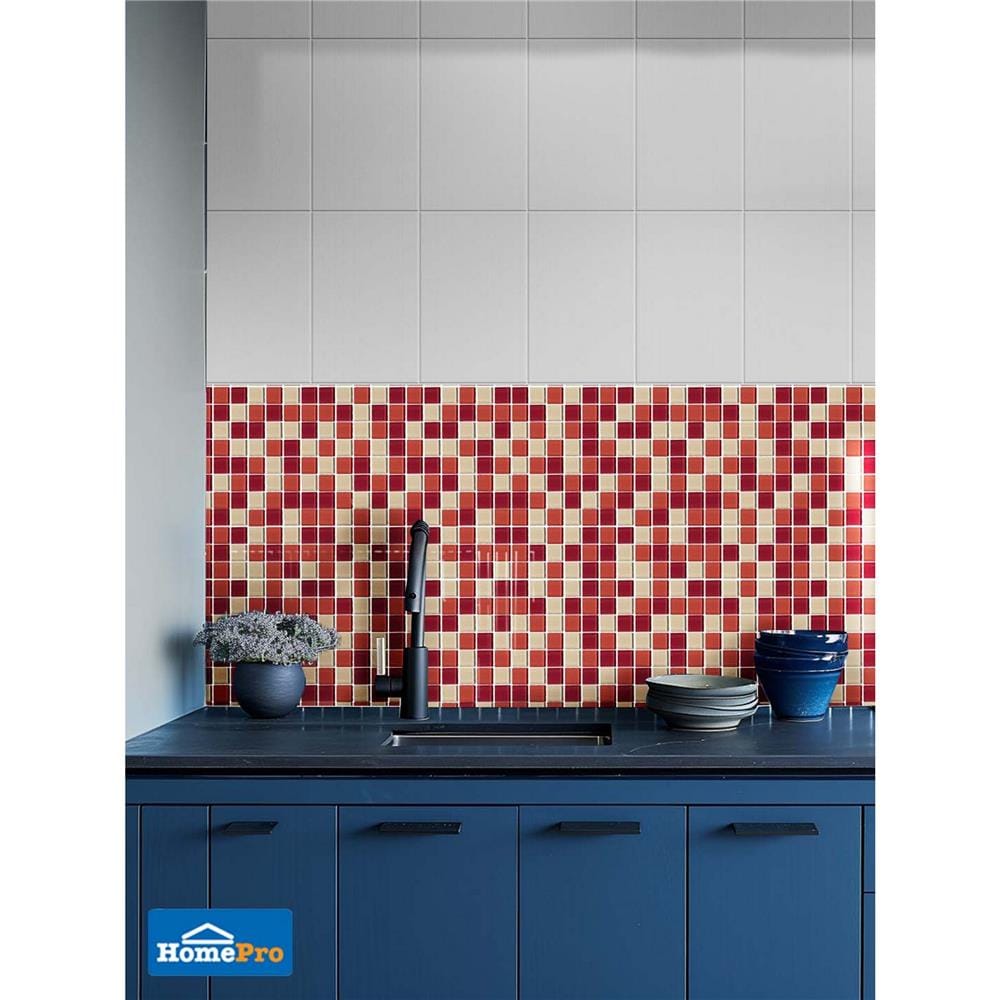 โมเสคแก้ว 30x30 ซม. DURAGRES สวีทตี้ สตอเบอรี่