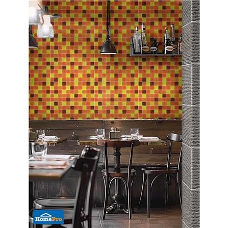 โมเสคแก้ว 30x30 ซม. DURAGRES ดิซซี่ ออเรนจ์_3