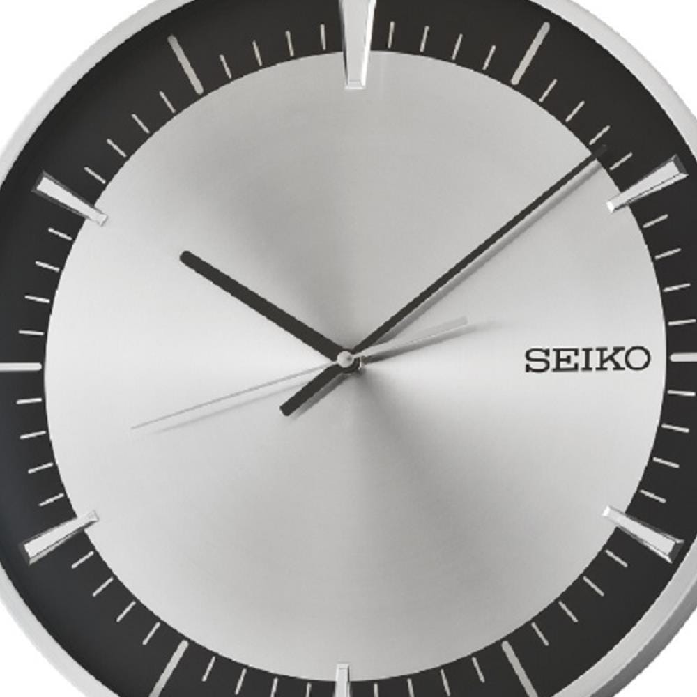 นาฬิกาแขวน SEIKO CLOCKS QXA840S 15.9 นิ้ว สีเงิน