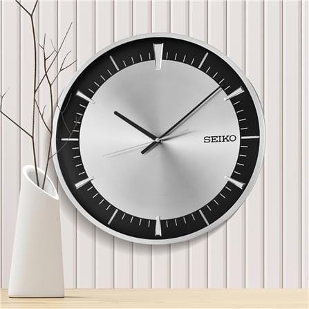 นาฬิกาแขวน SEIKO CLOCKS QXA840S 15.9 นิ้ว สีเงิน_4