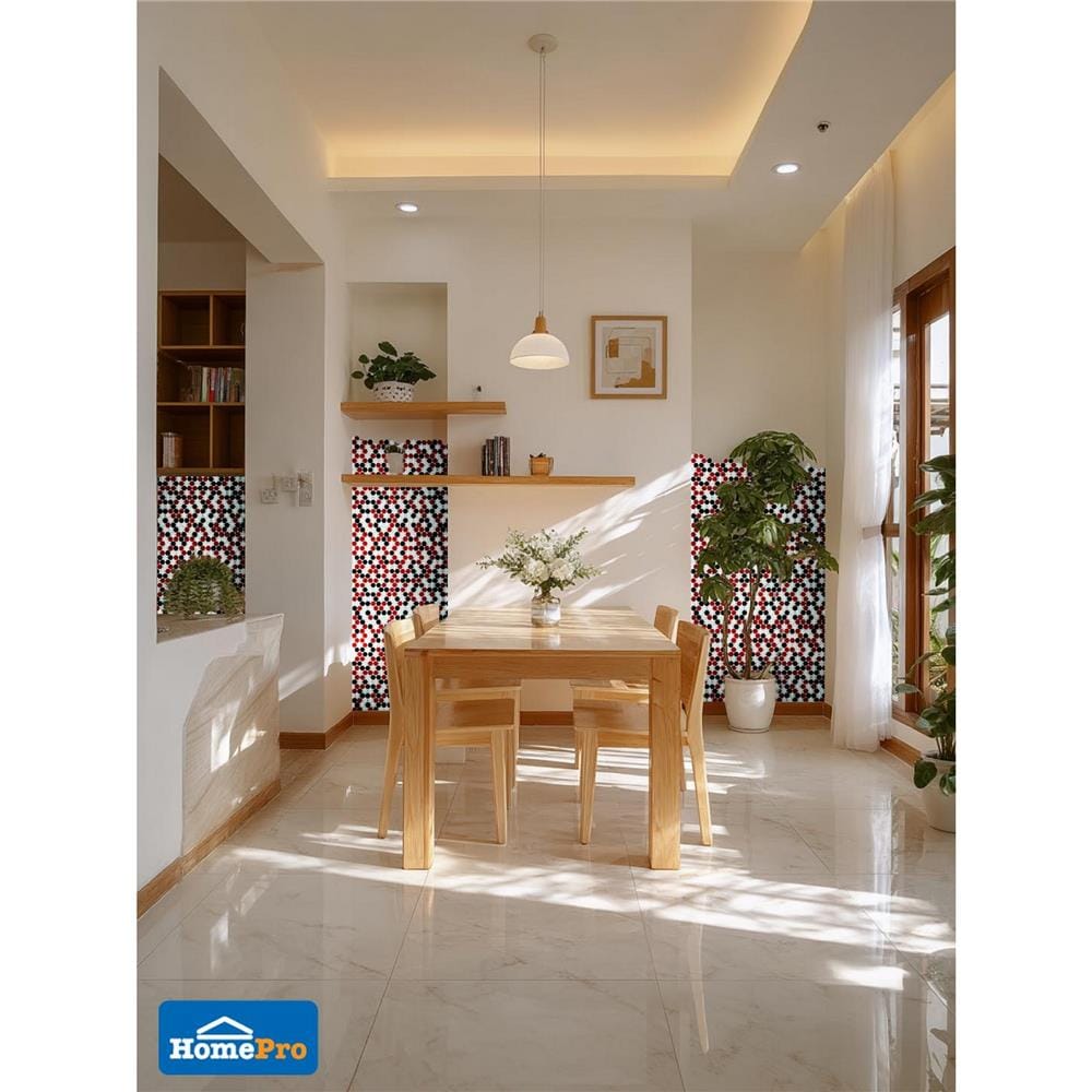 โมเสคแก้ว 30x30 ซม. DURAGRES ราวดี้ เรด สมอล