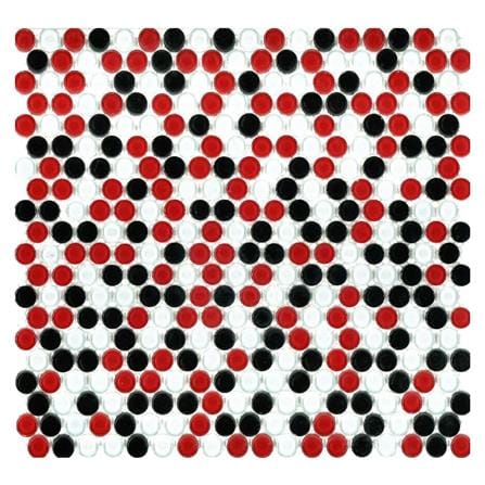 โมเสคแก้ว 30x30 ซม. DURAGRES ราวดี้ เรด สมอล_0