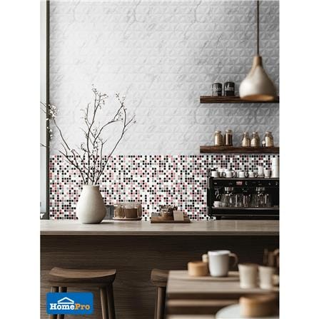 โมเสคแก้ว 30x30 ซม. DURAGRES เรด แบล็ค_3
