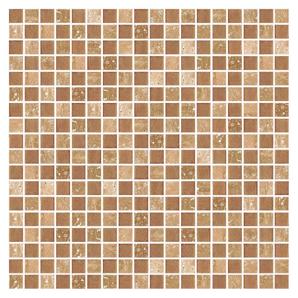 โมเสคแก้ว 30x30 ซม. DURAGRES บราวน์ มาเบิ้ล