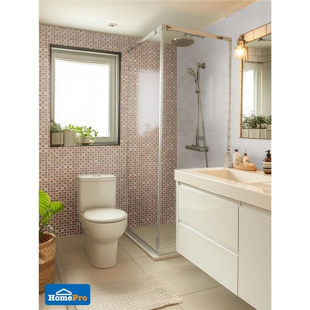 โมเสคแก้ว 30x30 ซม. DURAGRES บราวน์ มาเบิ้ล
