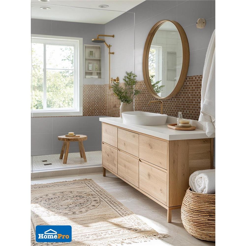โมเสคแก้ว 30x30 ซม. DURAGRES บราวน์ มาเบิ้ล