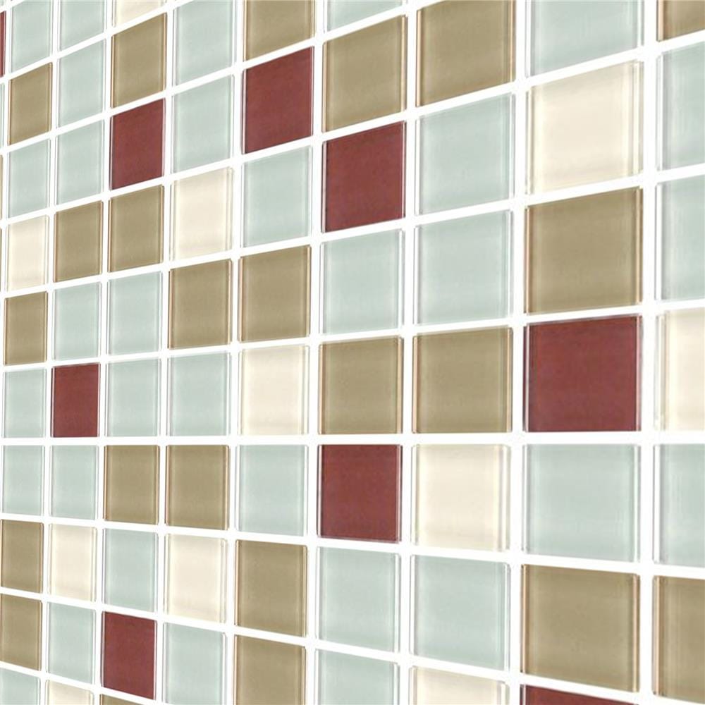 โมเสคแก้ว 30x30 ซม. DURAGRES มิก ดาร์ก บราวน์