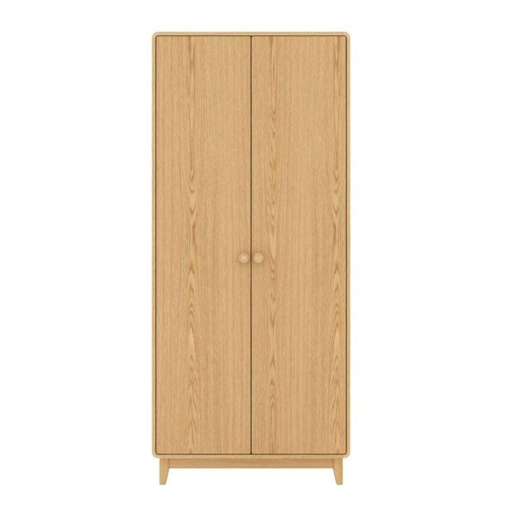 ตู้เสื้อผ้า 2 บานเปิด SB FURNITURE HAGI 19217666 100 ซม. สี MONACO OAK