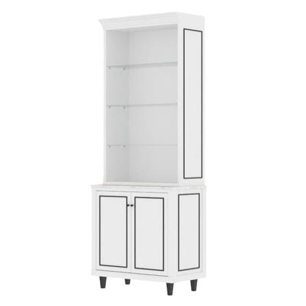 ตู้สูง SB FURNITURE ETERNO 19223414 90 ซม. สีขาว_0