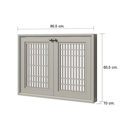 บานซิงค์คู่ CABIN SANDY 85.5X65.5 ซม. สีเบจ_4