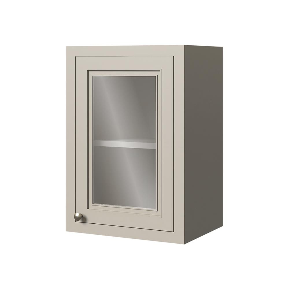 ตู้แขวนเดี่ยวบานกระจก CABIN SANDY 48x68 ซม. สีเบจ