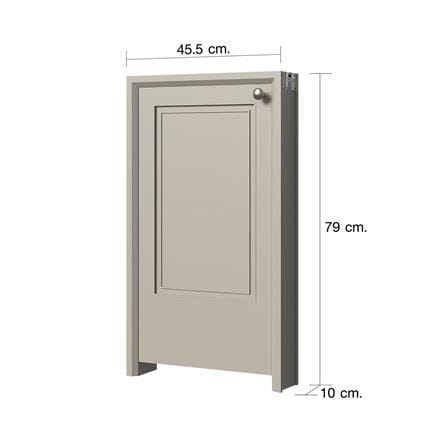 บานถังแก๊ส CABIN SANDY 45.5X79 ซม. สีเบจ_4
