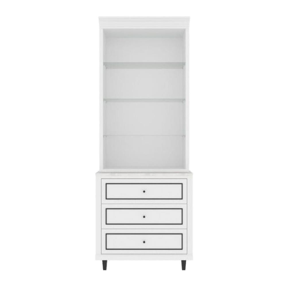 ตู้สูง SB FURNITURE ETERNO 19223413 90 ซม. สีขาว