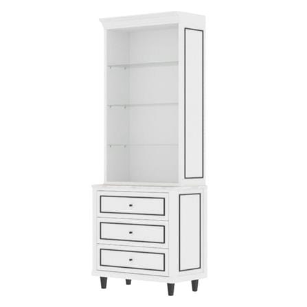 ตู้สูง SB FURNITURE ETERNO 19223413 90 ซม. สีขาว_0