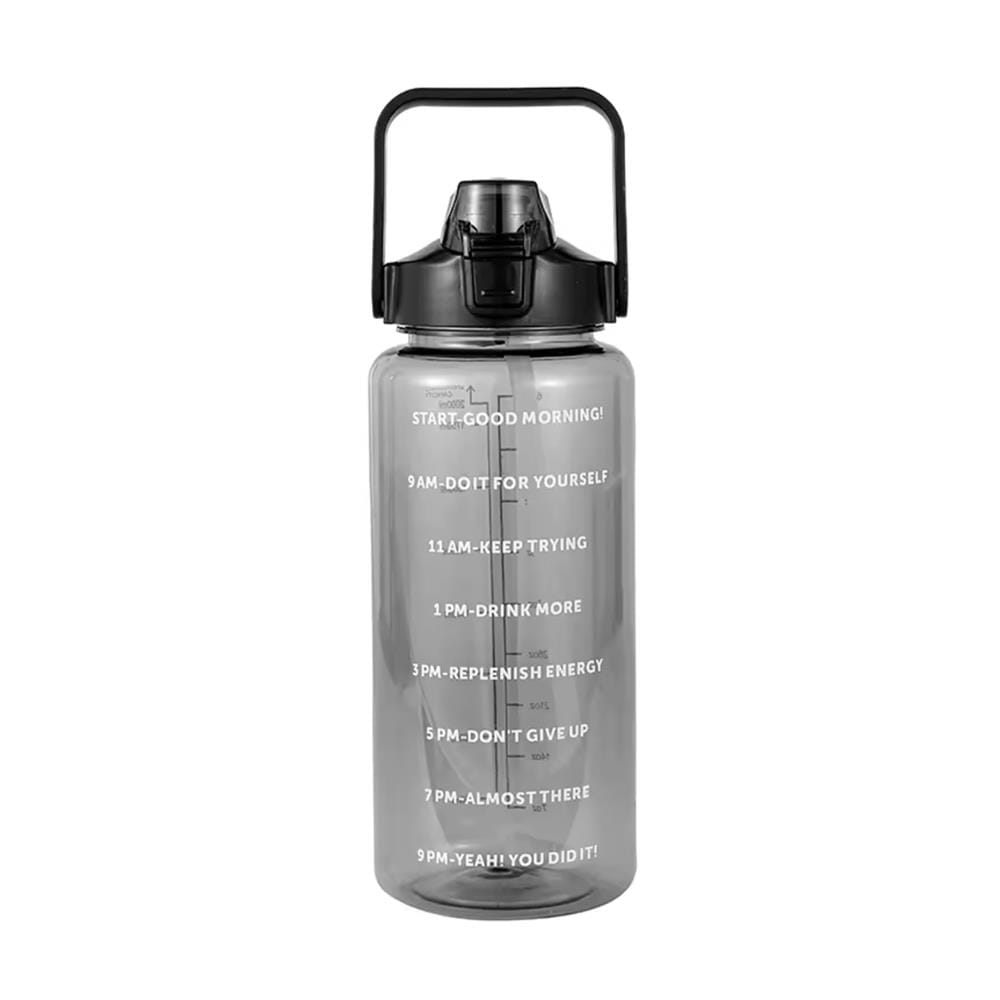 กระบอกน้ำพลาสติก TRITAN HANSEN 2 ลิตร สีดำ