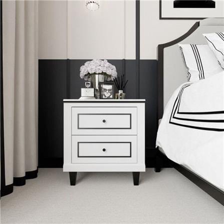 ตู้ข้างเตียง SB FURNITURE ETERNO 19220928 55 ซม. สีขาว_3