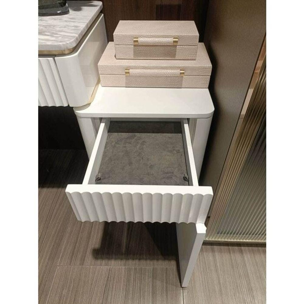 โต๊ะเครื่องแป้ง SB FURNITURE GALAR 19214858 148 ซม. สีขาว