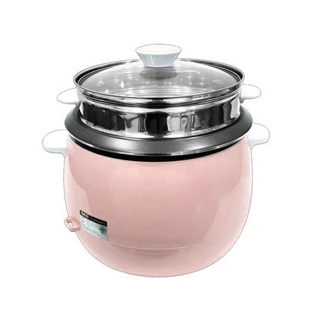 หม้อหุงข้าวธรรมดา SKG SK-718 1.8 ลิตร สีชมพู_4