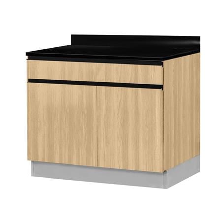 ตู้ตั้งพื้นท็อปเรียบ TSS B SANKI THE KITCHEN PRO 81.5 ซม. สีเชอร์รี่คาปูชิโน_1