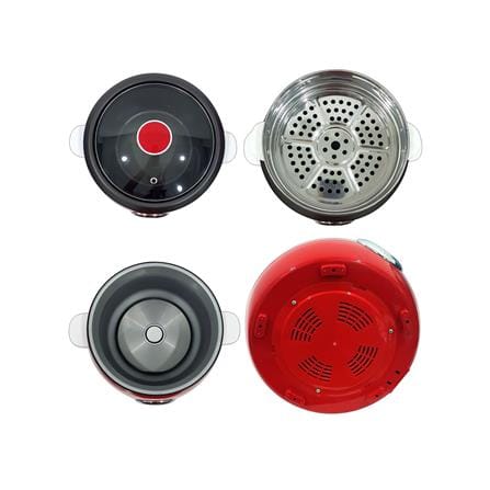หม้อหุงข้าวธรรมดา SKG SK-718 1.8 ลิตร สีแดง_5