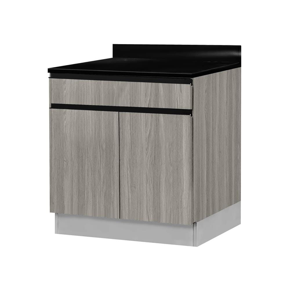 ตู้ตั้งพื้นท็อปเรียบ TSS B SANKI THE KITCHEN PRO 61.5 ซม. สีดริทโตโอ๊ก