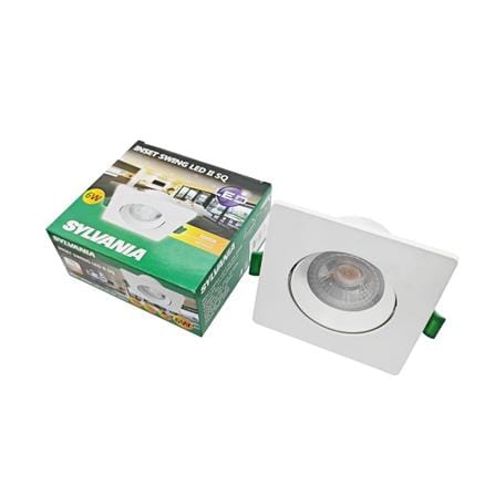 ดาวน์ไลท์ LED SYLVANIA INSET SWING 3 นิ้ว 6 วัตต์ WARM WHITE สีขาว_3
