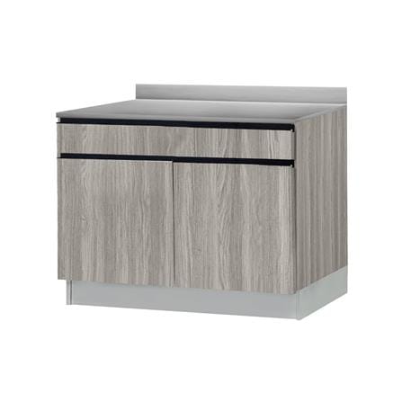 ตู้ตั้งพื้นท็อปเรียบ SL SANKI THE KITCHEN PRO 101.5 ซม. สีดริทโตโอ๊ก_1