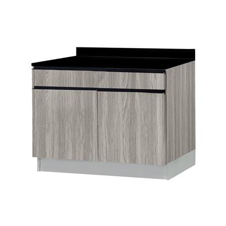 ตู้ตั้งพื้นท็อปเรียบ TSS B SANKI THE KITCHEN PRO 101.5 ซม. สีดริทโตโอ๊ก_1