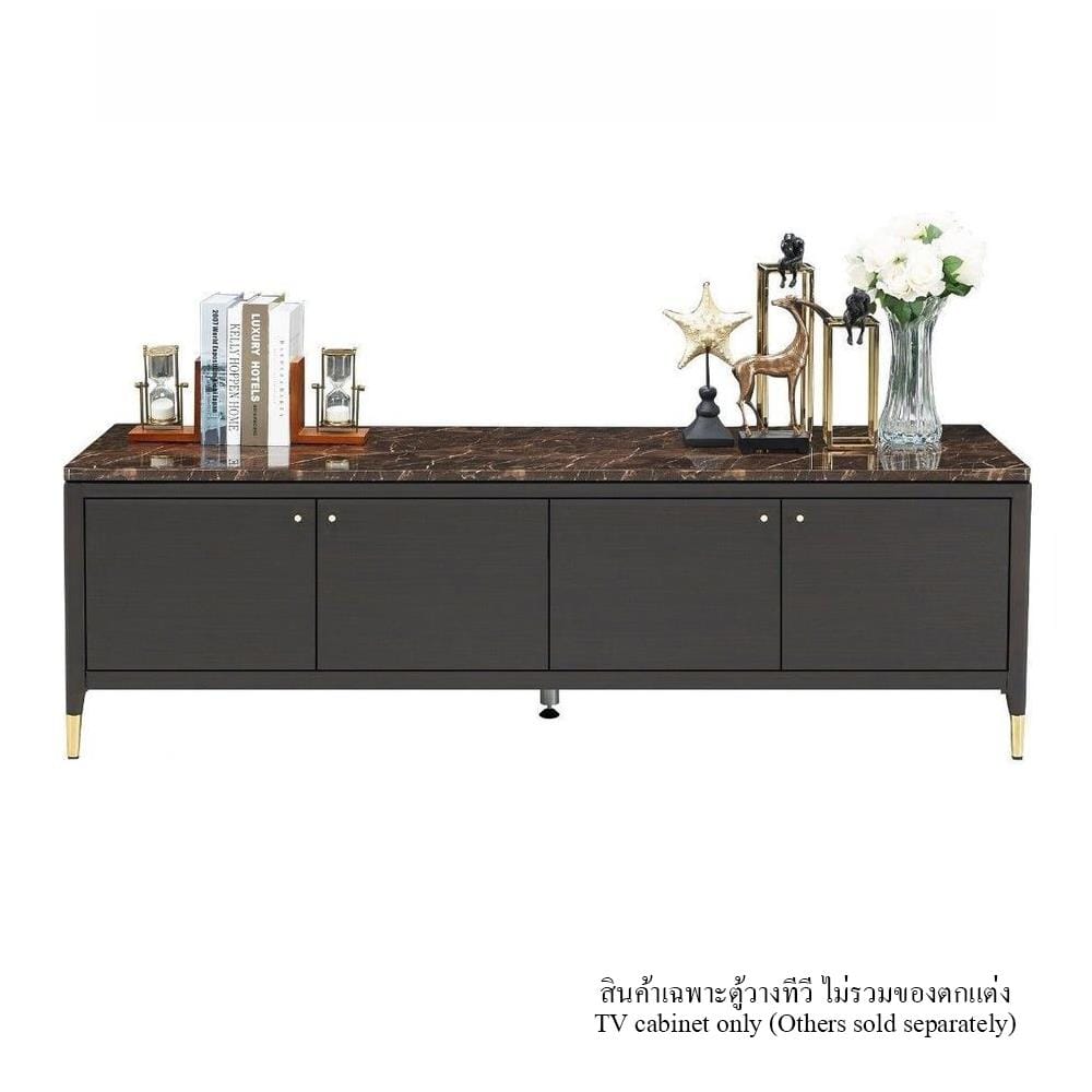 ตู้วางทีวี SB FURNITURE MICHALA 19122215 180 ซม. สี DARK EMPERADOR