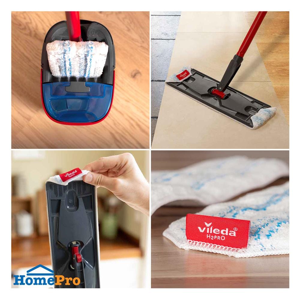 ผ้าม็อบไมโครไฟเบอร์ VILEDA H2PRO