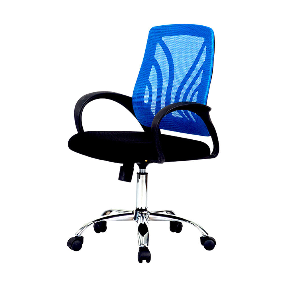 เก้าอี้สำนักงาน U-RO DECOR SATURN 000002118 สีดำ/น้ำเงิน