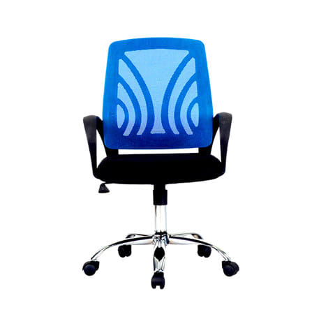 เก้าอี้สำนักงาน U-RO DECOR SATURN 000002118 สีดำ/น้ำเงิน_1