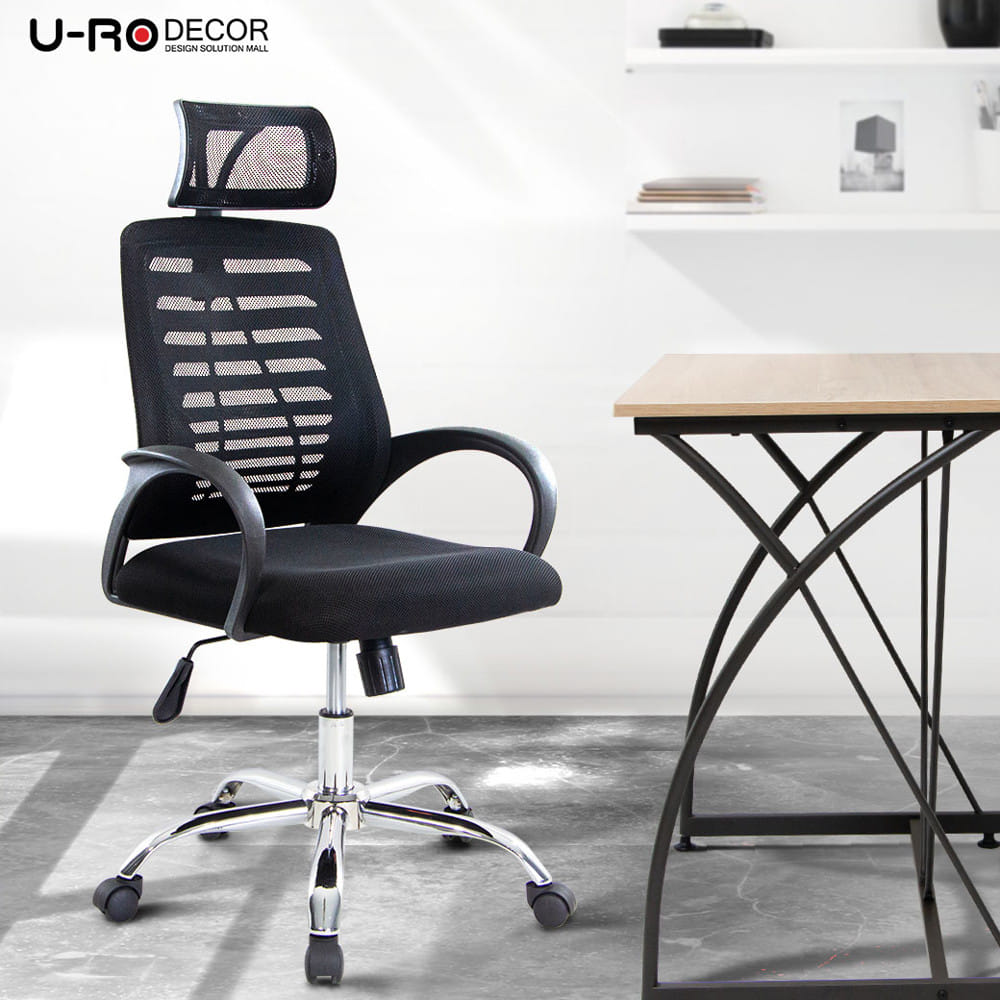 เก้าอี้สำนักงาน U-RO DECOR SPACE 000002069 สีดำ