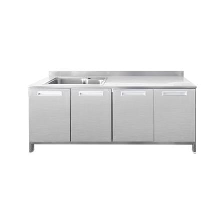 ตู้ตั้งพื้นท็อปซิงค์ 1 หลุม SANKI CLEAN KITCHEN SMC-NS1 180 ซม._1