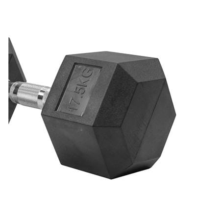 ดัมเบลหกเหลี่ยม หุ้มยาง IRONTEC 17.5 กก. (1 ข้าง)_2