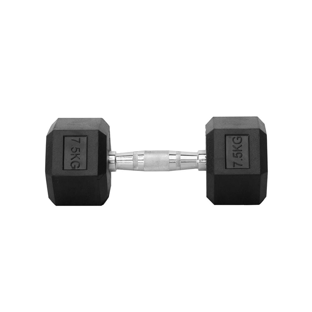 ดัมเบลหกเหลี่ยม หุ้มยาง IRONTEC 7.5 กก. (1 คู่)