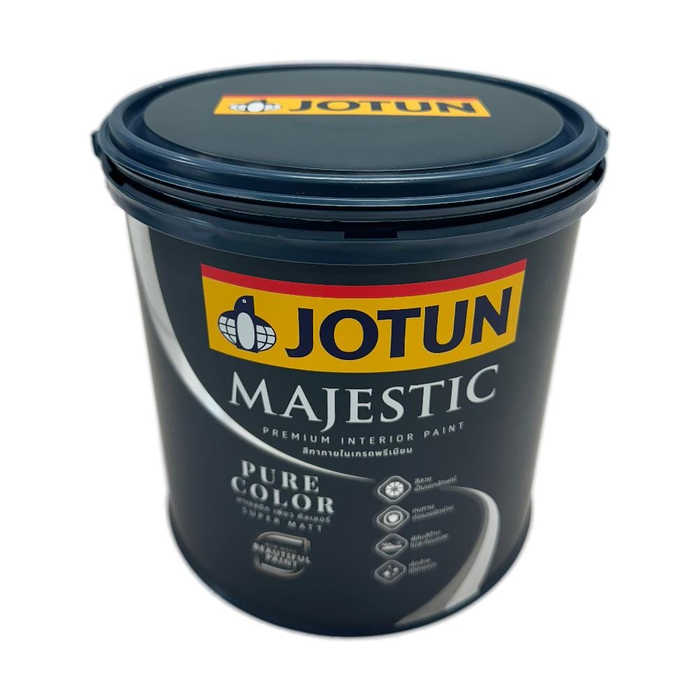 สีน้ำทาภายใน ชนิดด้าน JOTUN MAJESTIC PURE COLOR BASE B สีขาว 3.6 ลิตร