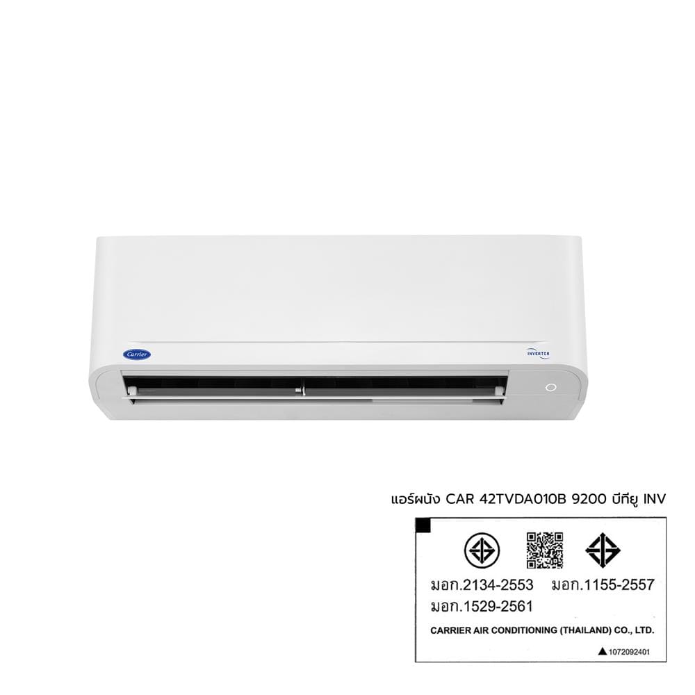 แอร์ผนัง CARRIER 42TVDA010B 9200 บีทียู อินเวอร์เตอร์