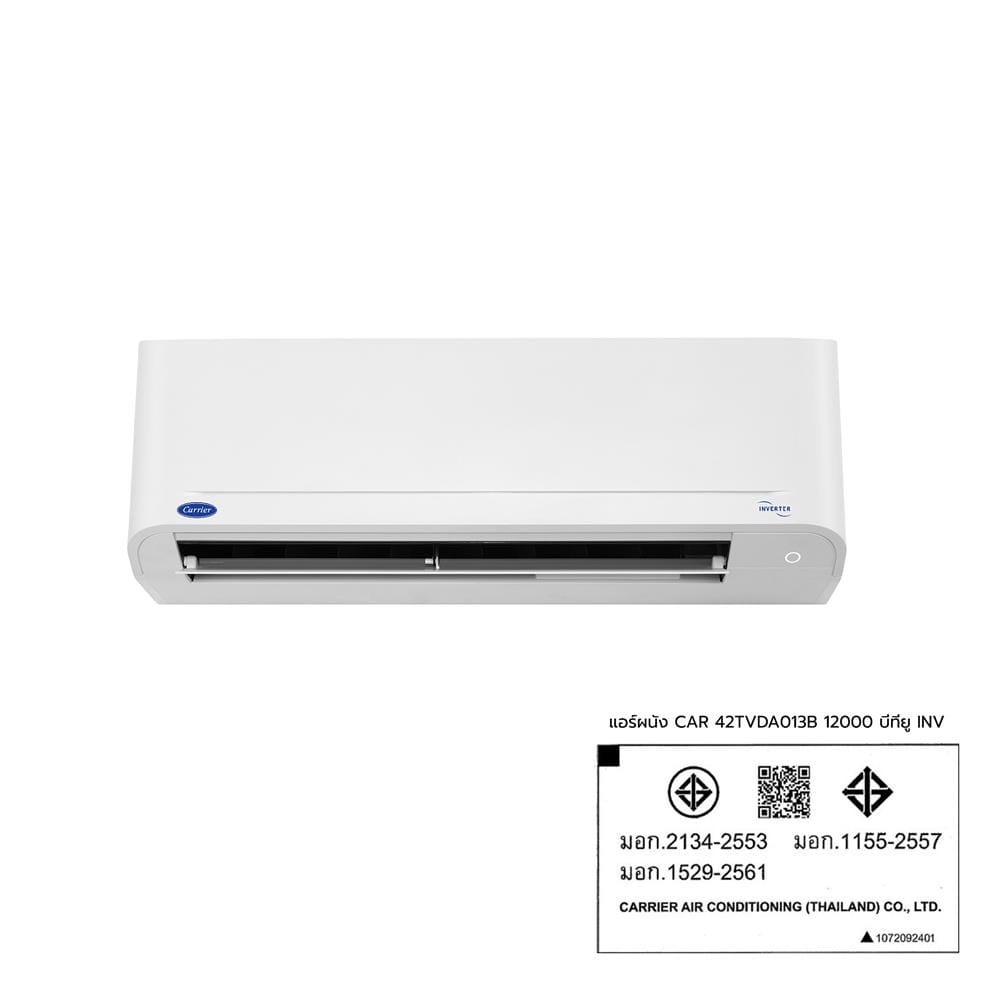 แอร์ผนัง CARRIER 42TVDA013B 12000 บีทียู อินเวอร์เตอร์