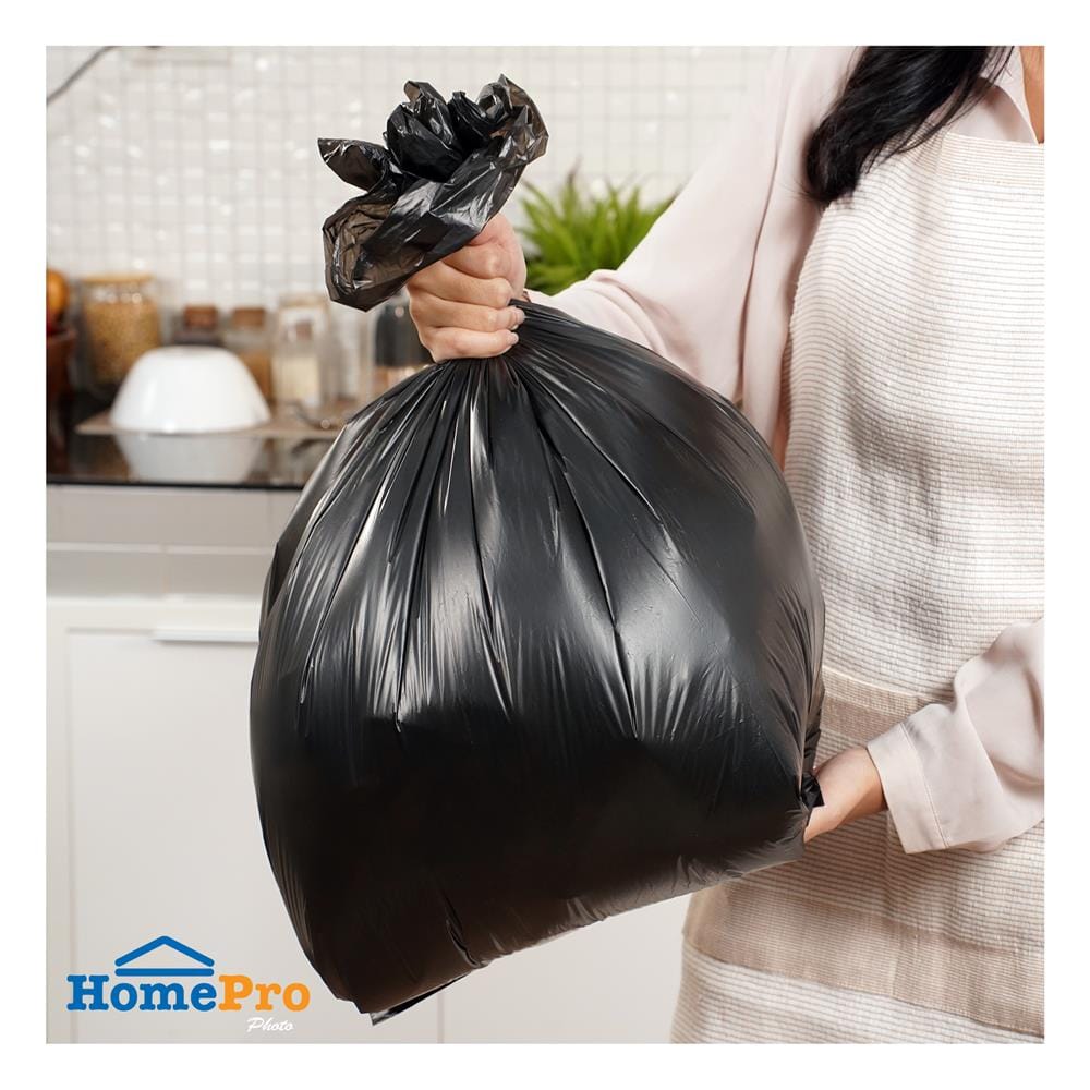 ถุงขยะแบบบาง CIRCULAR 24x28 นิ้ว ACCO สีดำ (แพ็ก 20 ใบ)
