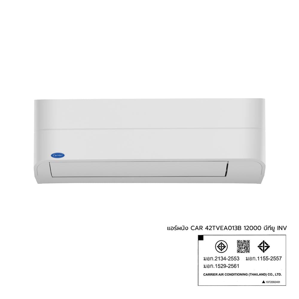 แอร์ผนัง CARRIER 42TVEA013B 12000 บีทียู อินเวอร์เตอร์