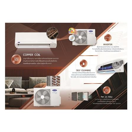 แอร์ผนัง CARRIER 42TVDA018B 18000 บีทียู อินเวอร์เตอร์_5